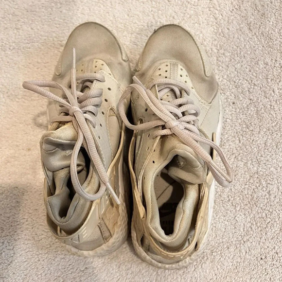 Nike Womens Air Huarache Run 634835-028 White Running Shoes Sneakers 6.5 Eu 37.5 - Picture 10 of 11